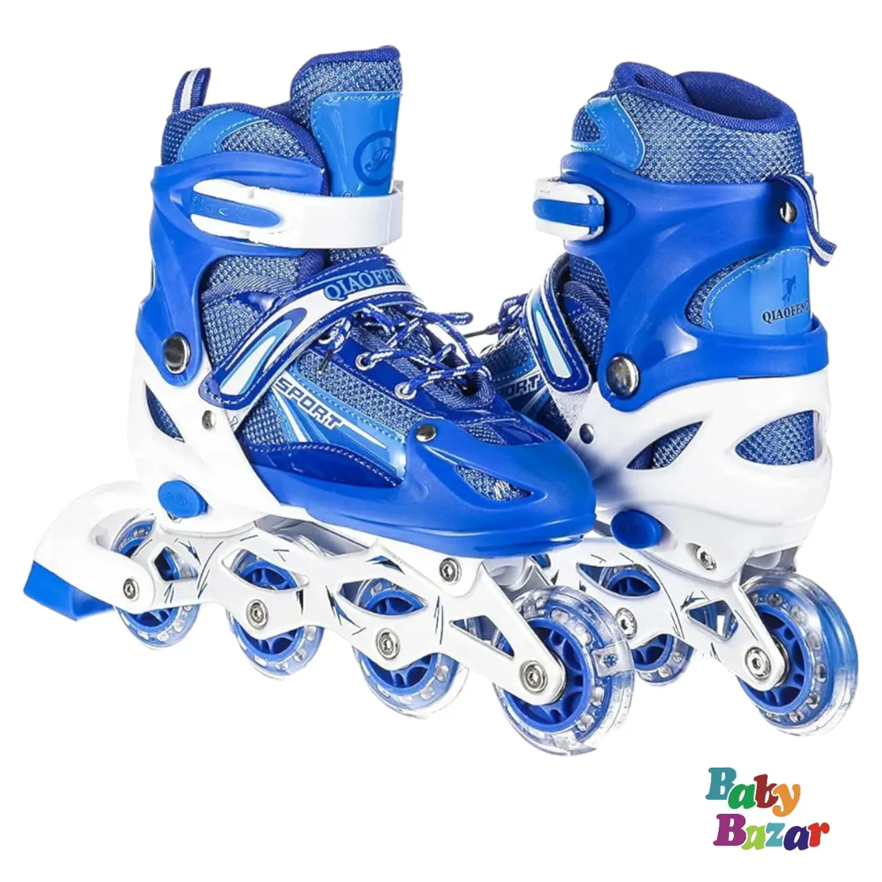 4-wheel Children Adult Kids Roller Skate Shoes |Blue
