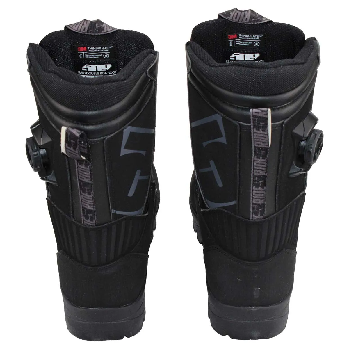 509 Raid Double Boa Snowmobile Boot (Black Ops - Size 9)