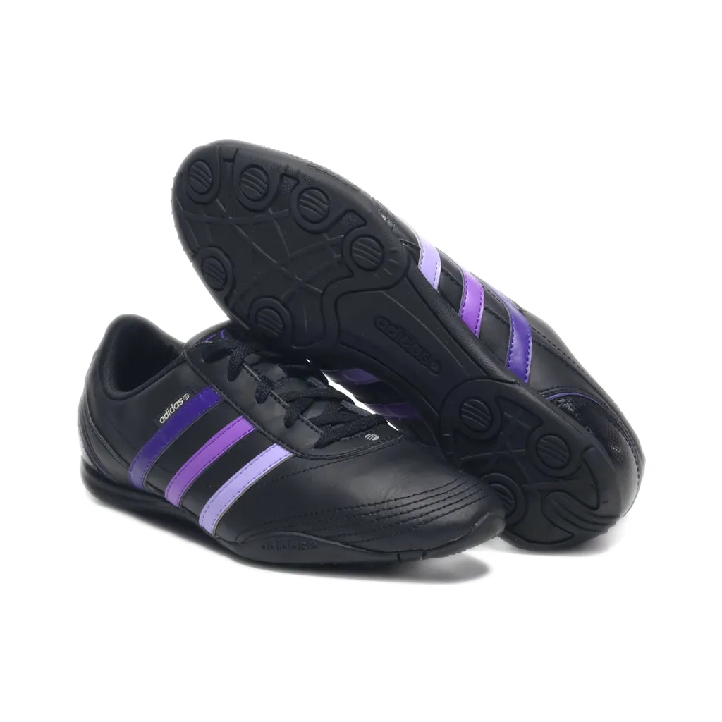 Adidas Neo Label Sport Shoes Leather Black Colour For Women