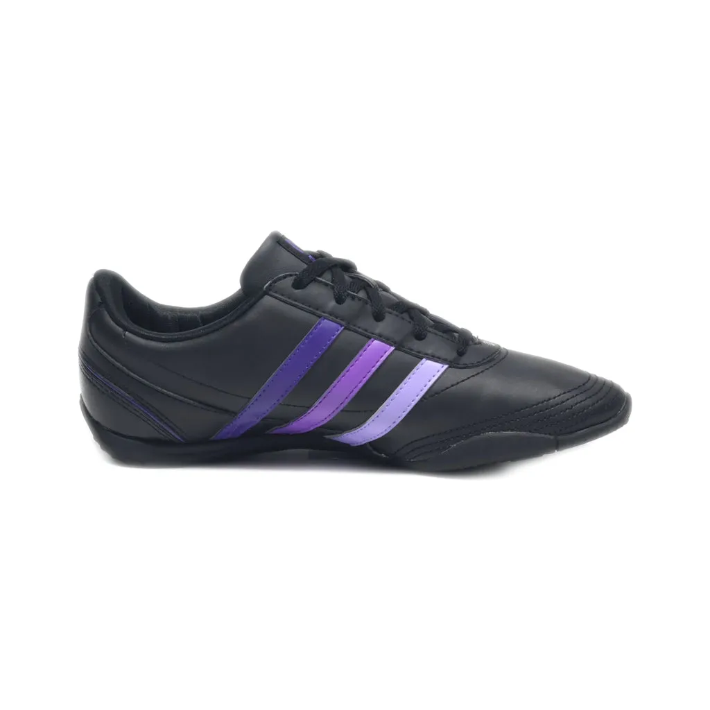 Adidas Neo Label Sport Shoes Leather Black Colour For Women