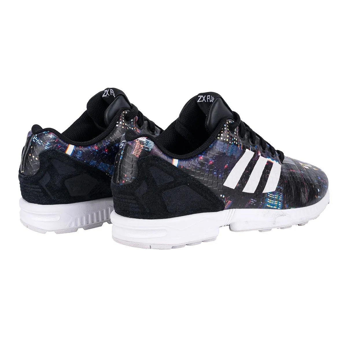 Adidas Zx Flux Low-Top Sneakers Leather Black Colour For Women