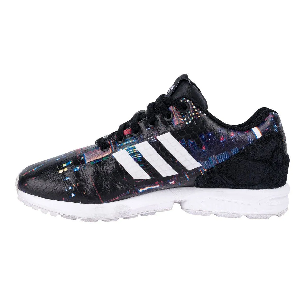 Adidas Zx Flux Low-Top Sneakers Leather Black Colour For Women