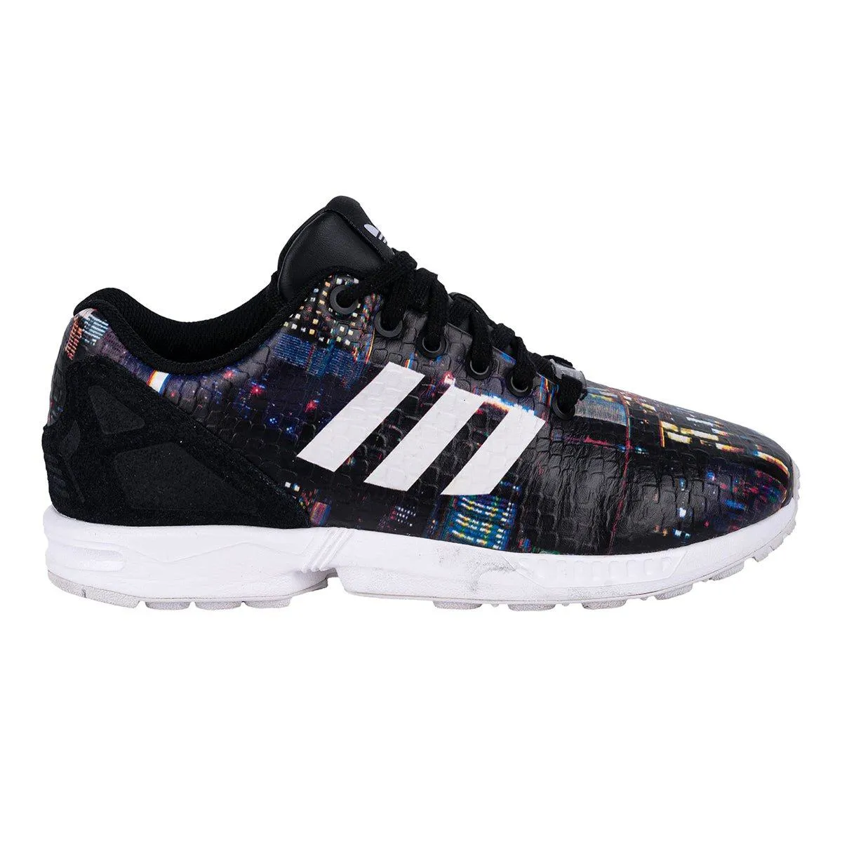 Adidas Zx Flux Low-Top Sneakers Leather Black Colour For Women