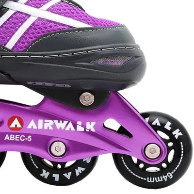 Airwalk Youth Inline Skate - Plum Purple (5-8)