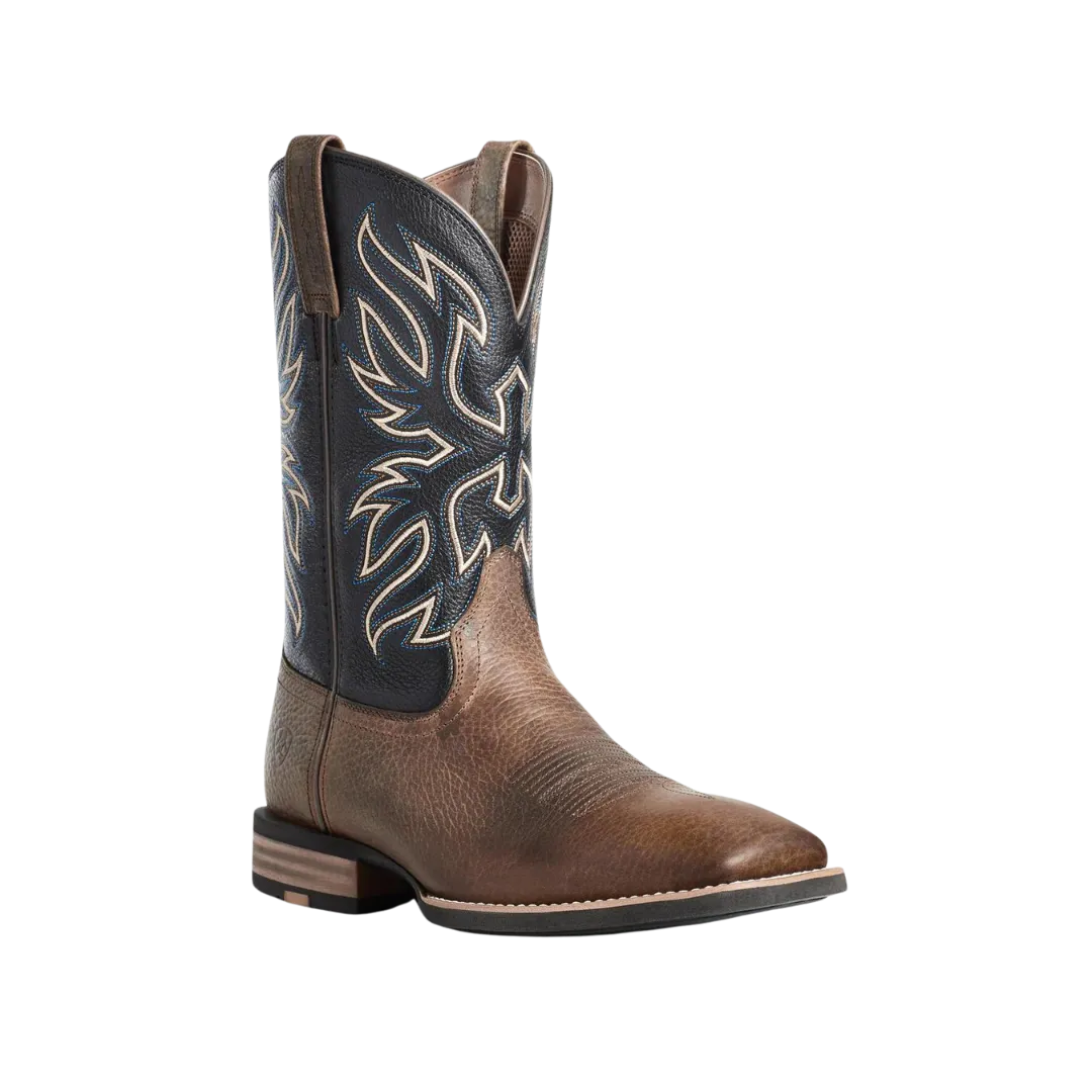Ariat Men's Everlite Vapor Ranch Brown & Black Deertan Boots