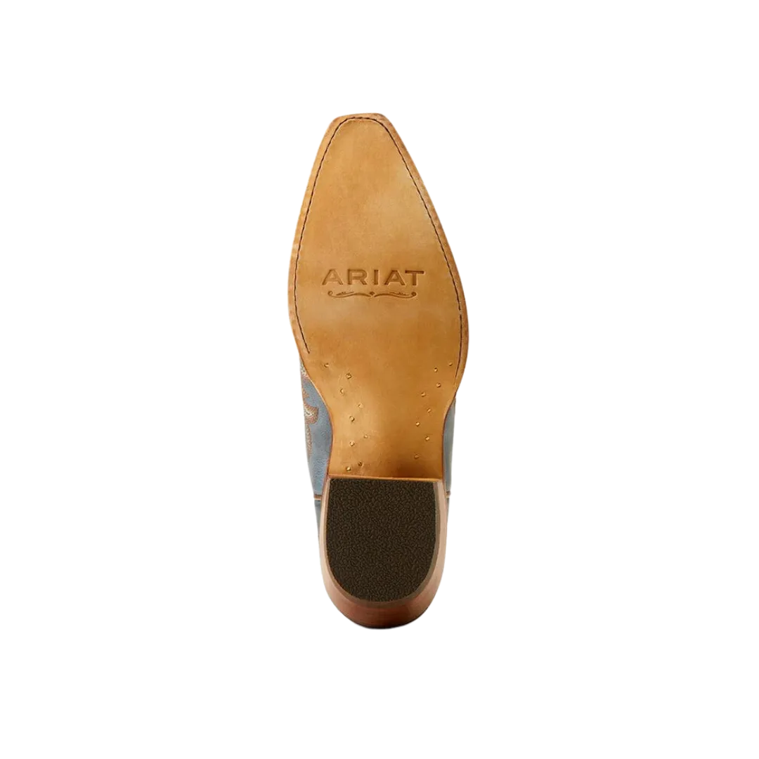 Ariat Women's Hazen Blueberry Snip Toe Western Blue Boots