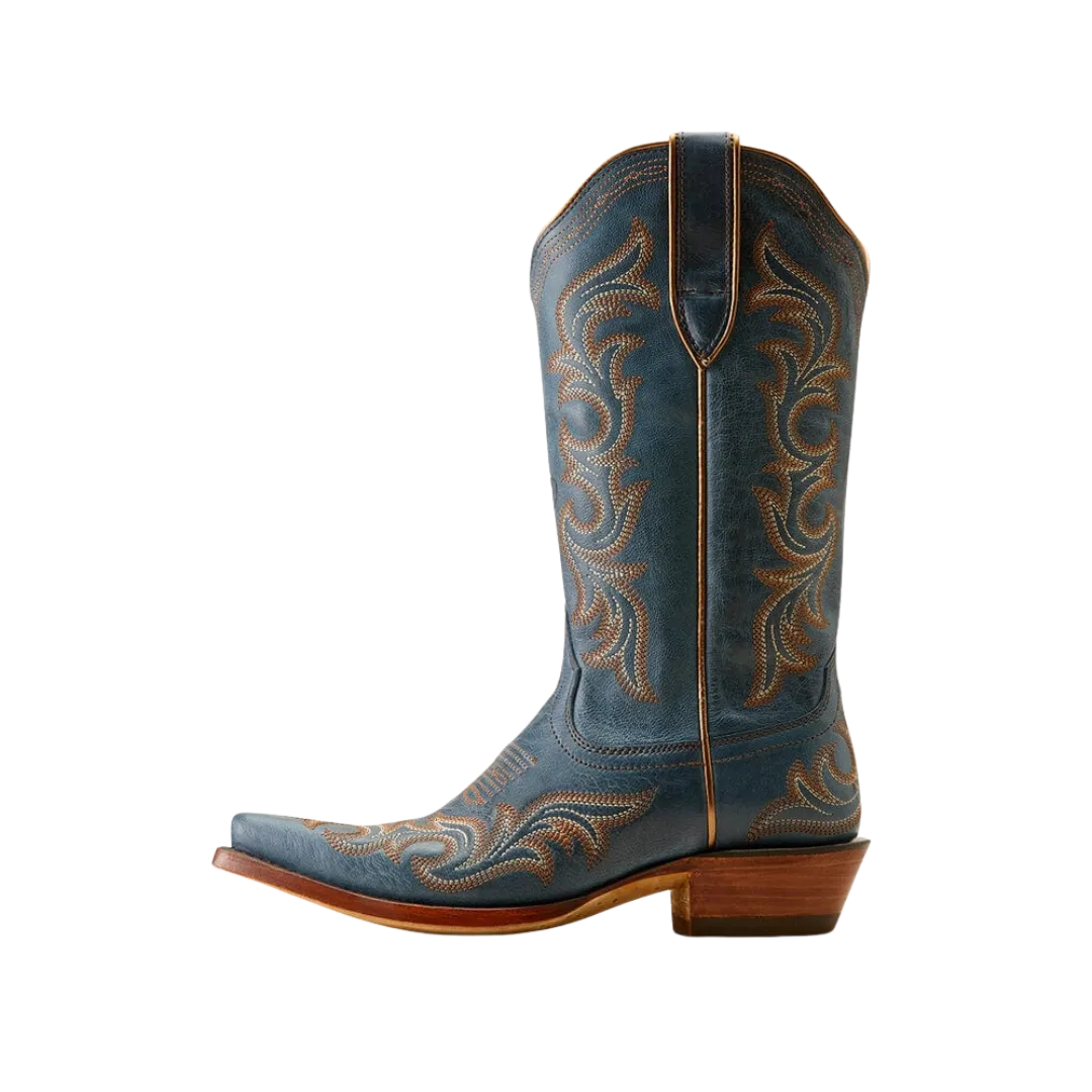 Ariat Women's Hazen Blueberry Snip Toe Western Blue Boots