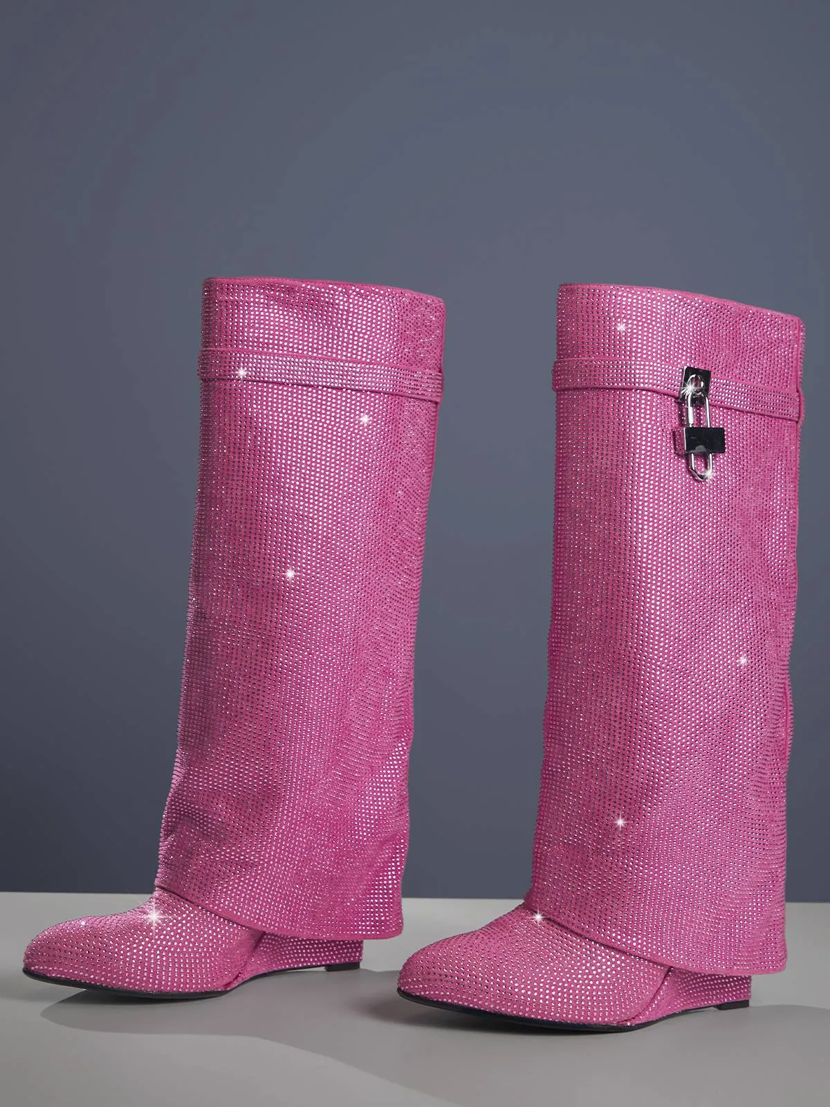 Sparkling Crystal Glitter Boots by Badru: Fashionable and Elegant Footwear