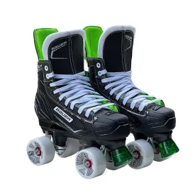 Bauer X-LS Quad Roller Skates with Airwaves Wheels
