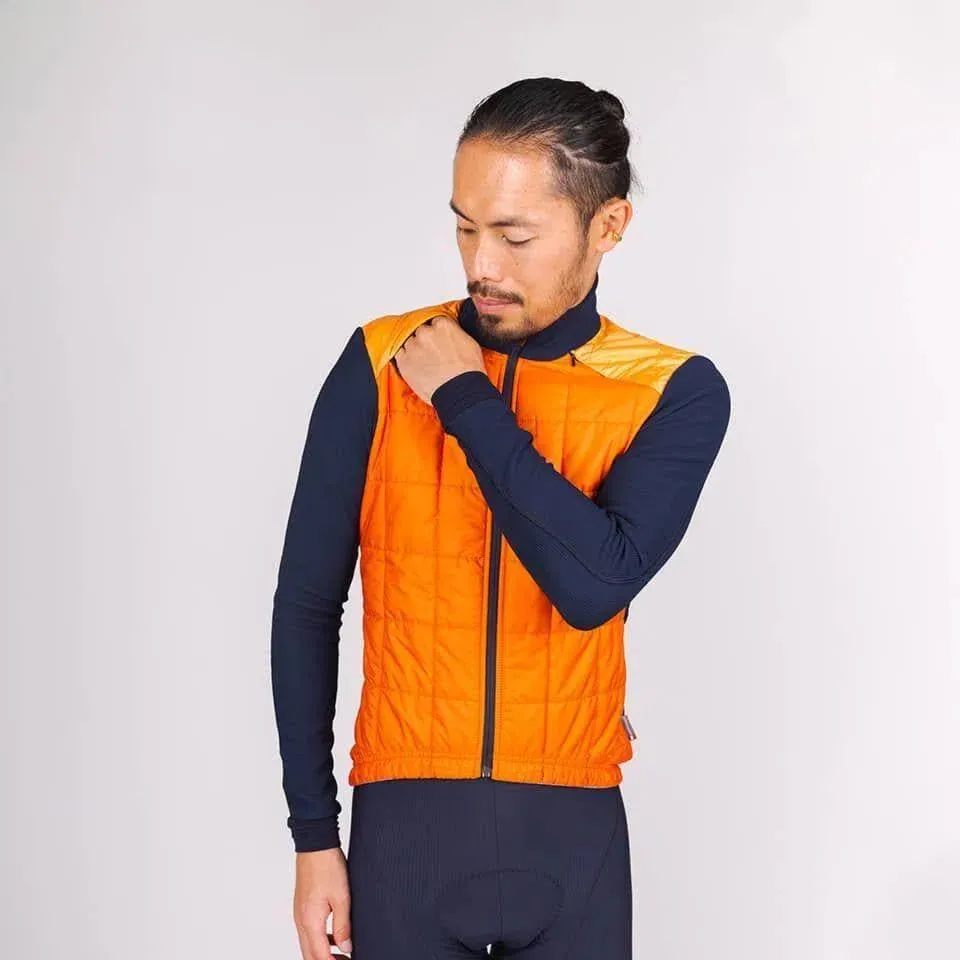 CAFE DU CYCLISTE Leonie Insulated Jacket - Orange