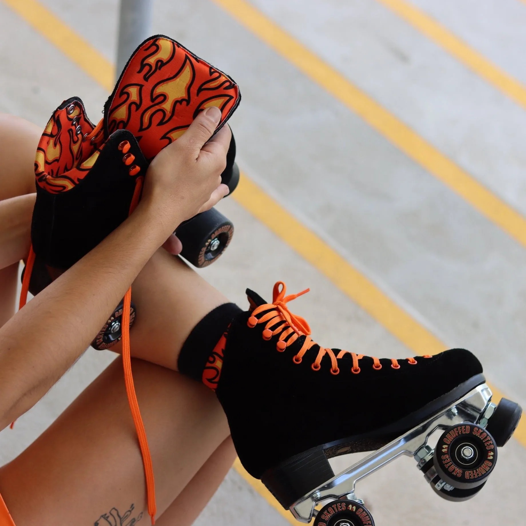 Chuffed Skates - Fuegote Roller Skates - Black