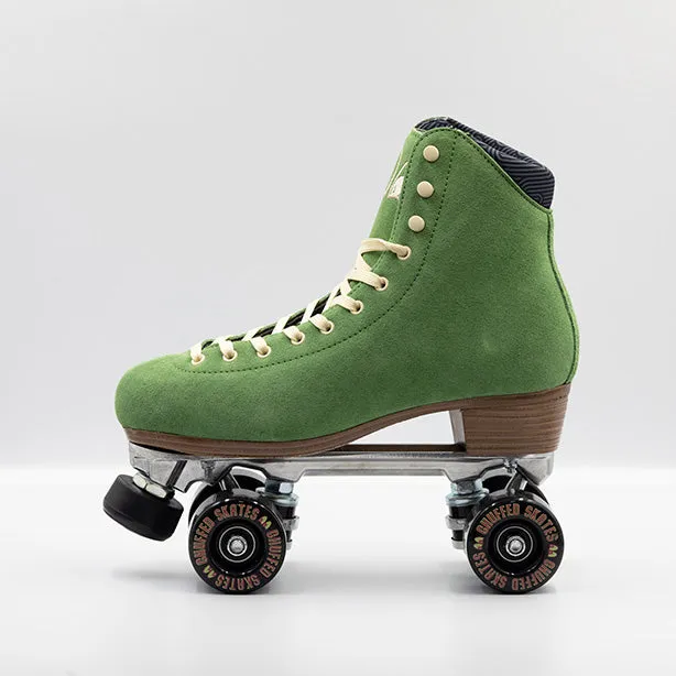 Chuffed Skates - Wanderer Roller Skates - Olive Green