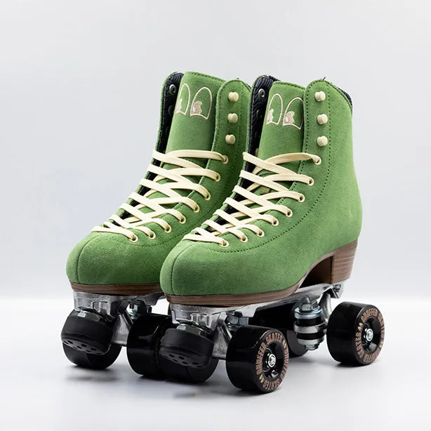 Chuffed Skates - Wanderer Roller Skates - Olive Green