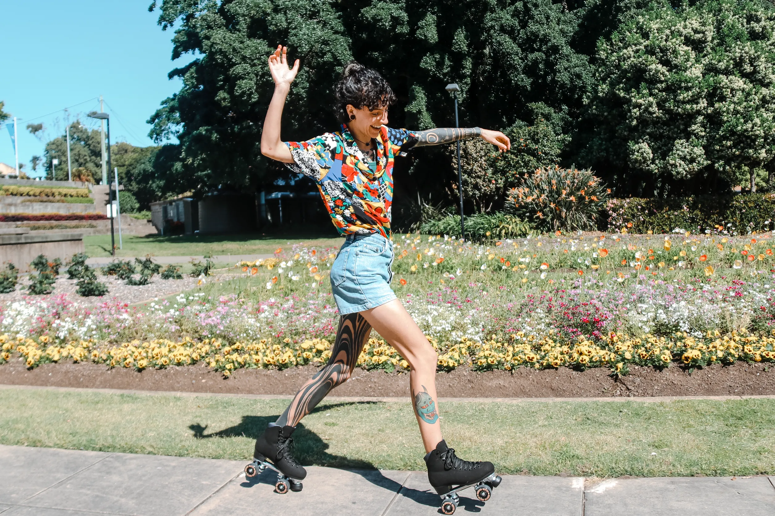 Chuffed Skates - Wanderer Roller Skates - Vegan Black