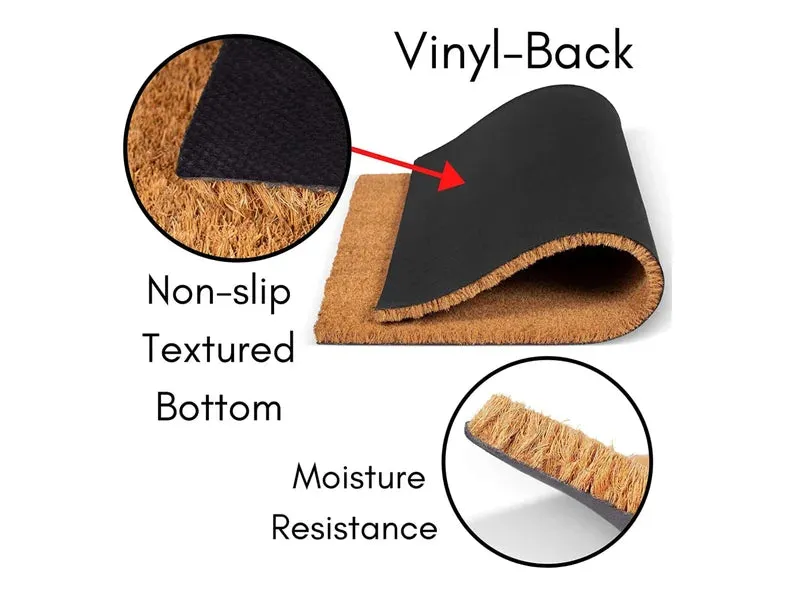 Coolspod- Outdoor Mat- Kick Off Your Shoes, Custom Coir Welcome Doormat, Home Decor, Housewarming Gift