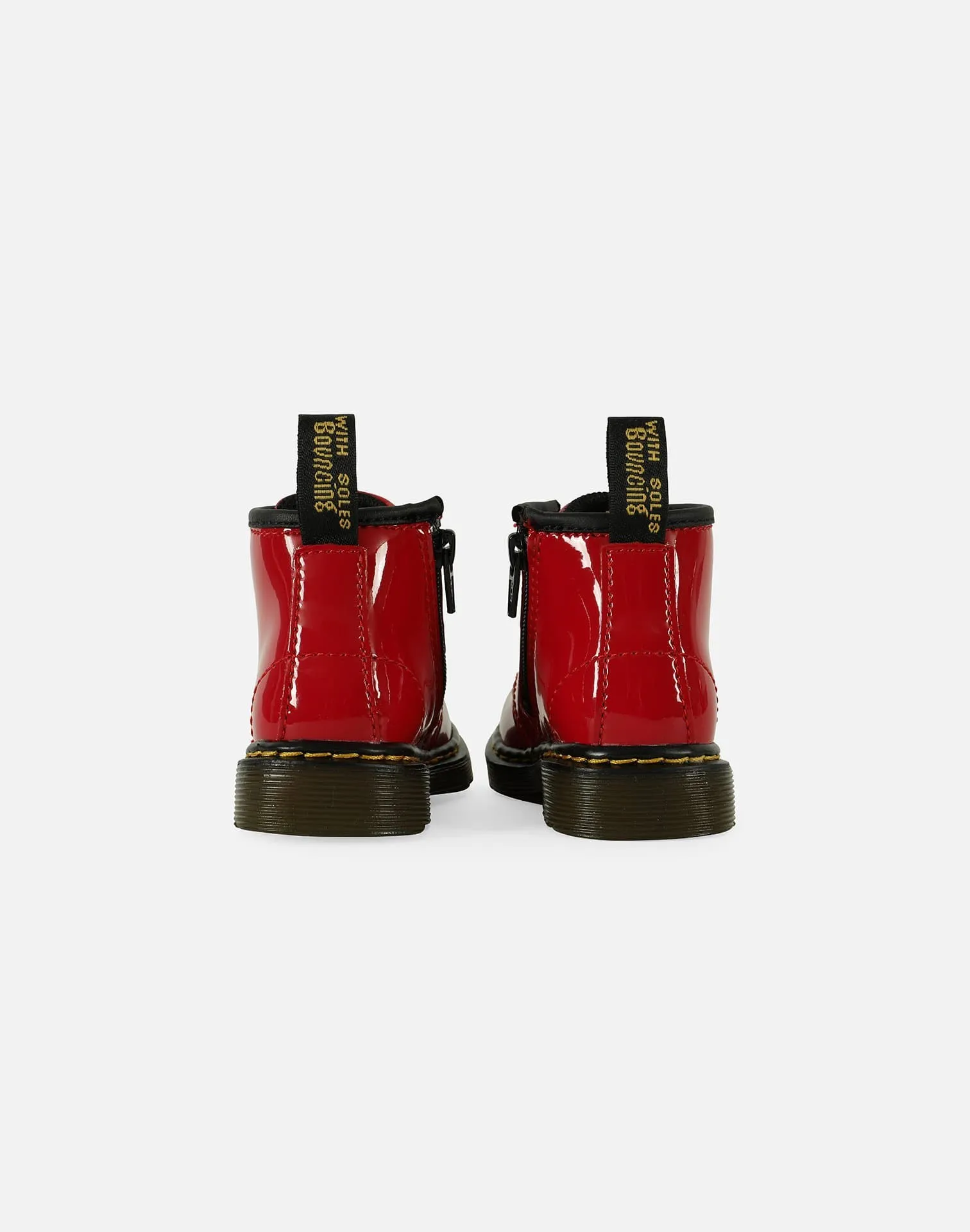 Dr. Martens DTLR EXCLUSIVE DELANEY PATENT LEATHER BOOTS INFANT