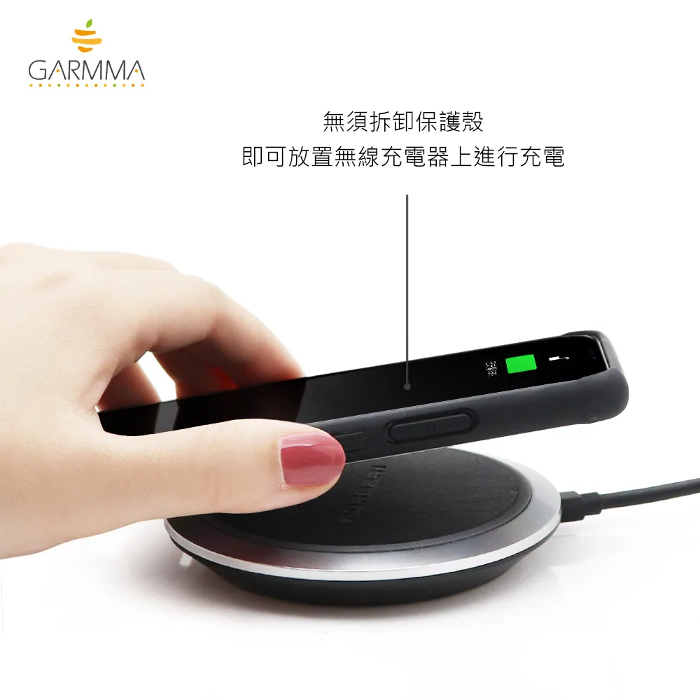 GARMMA Line Friends Air Cushion Shockproof Tempered Glass Back Case Cover for Apple iPhone