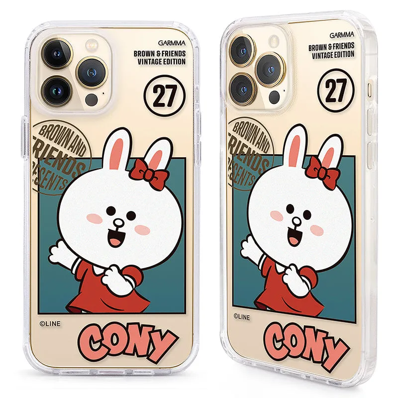 GARMMA Line Friends Vintage Edition Air Cushion TPU PC Back Case Cover