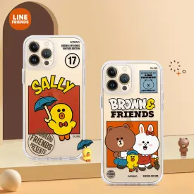 GARMMA Line Friends Vintage Edition Air Cushion TPU PC Back Case Cover