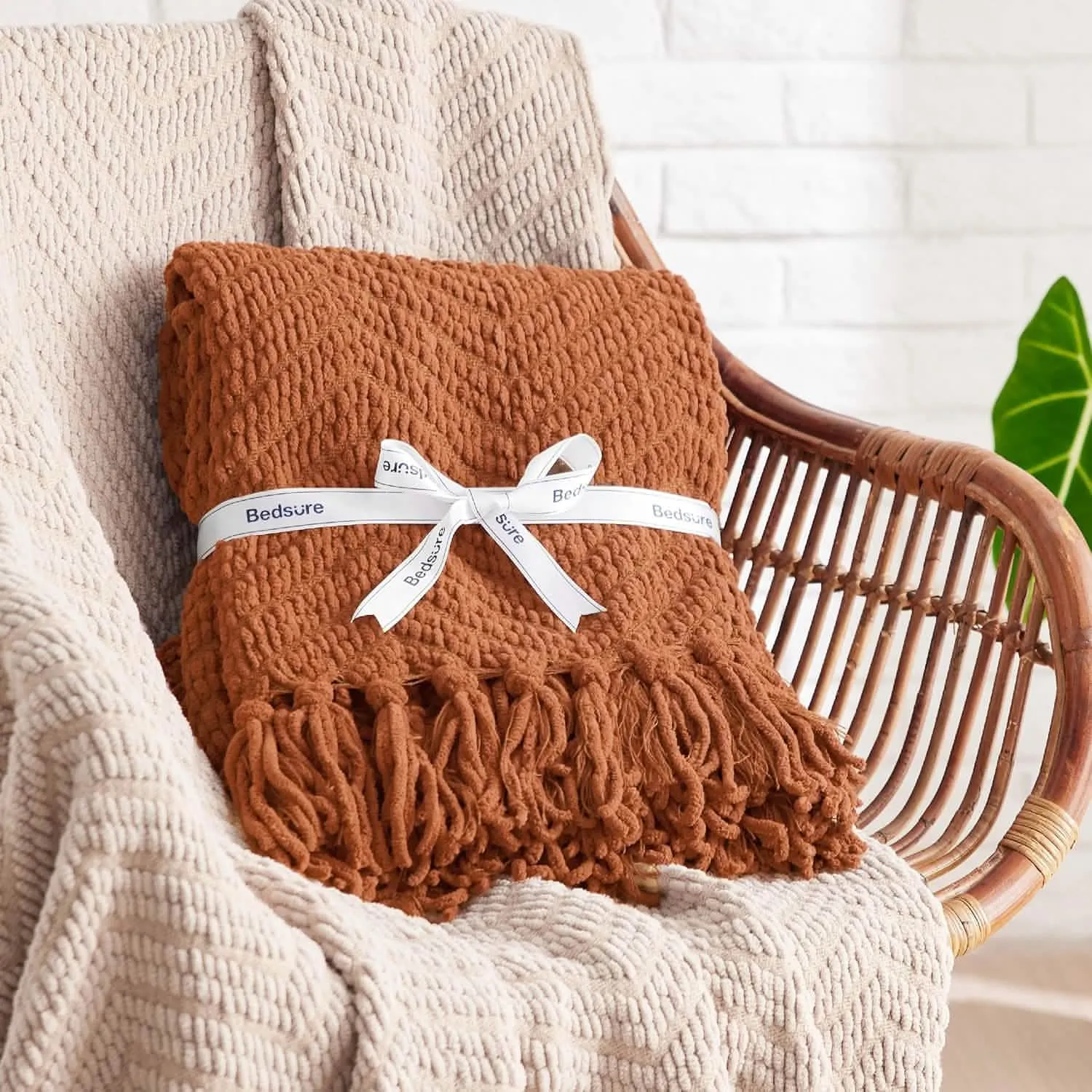 GentleSoft Versatile Knit Woven Chenille Blanket