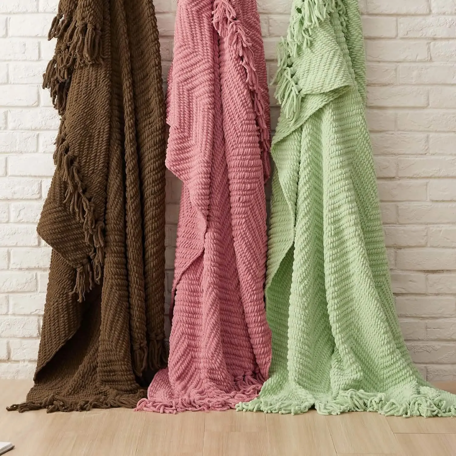 GentleSoft Versatile Knit Woven Chenille Blanket