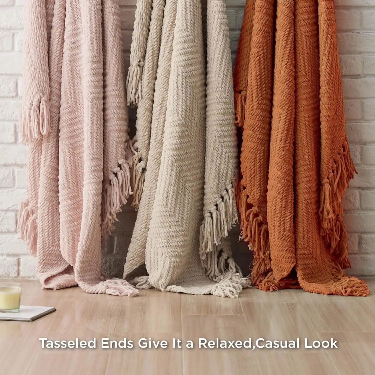 GentleSoft Versatile Knit Woven Chenille Blanket