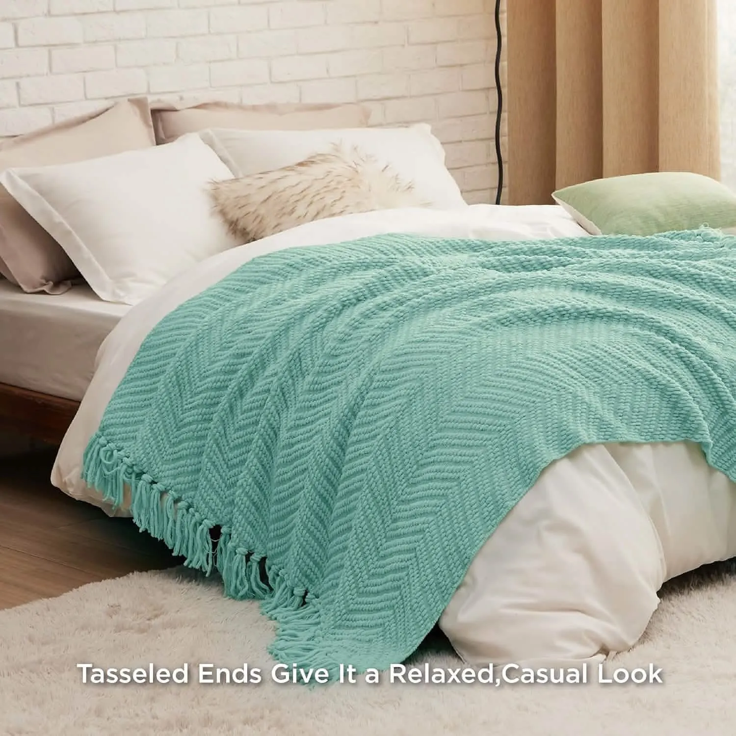 GentleSoft Versatile Knit Woven Chenille Blanket
