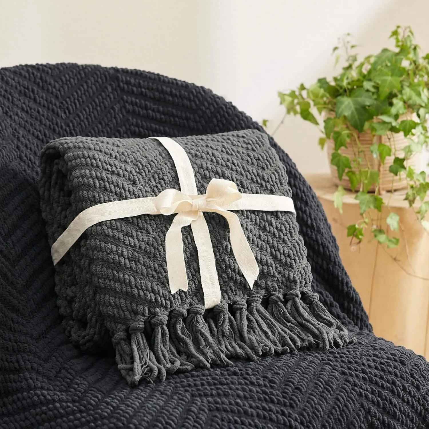 GentleSoft Versatile Knit Woven Chenille Blanket