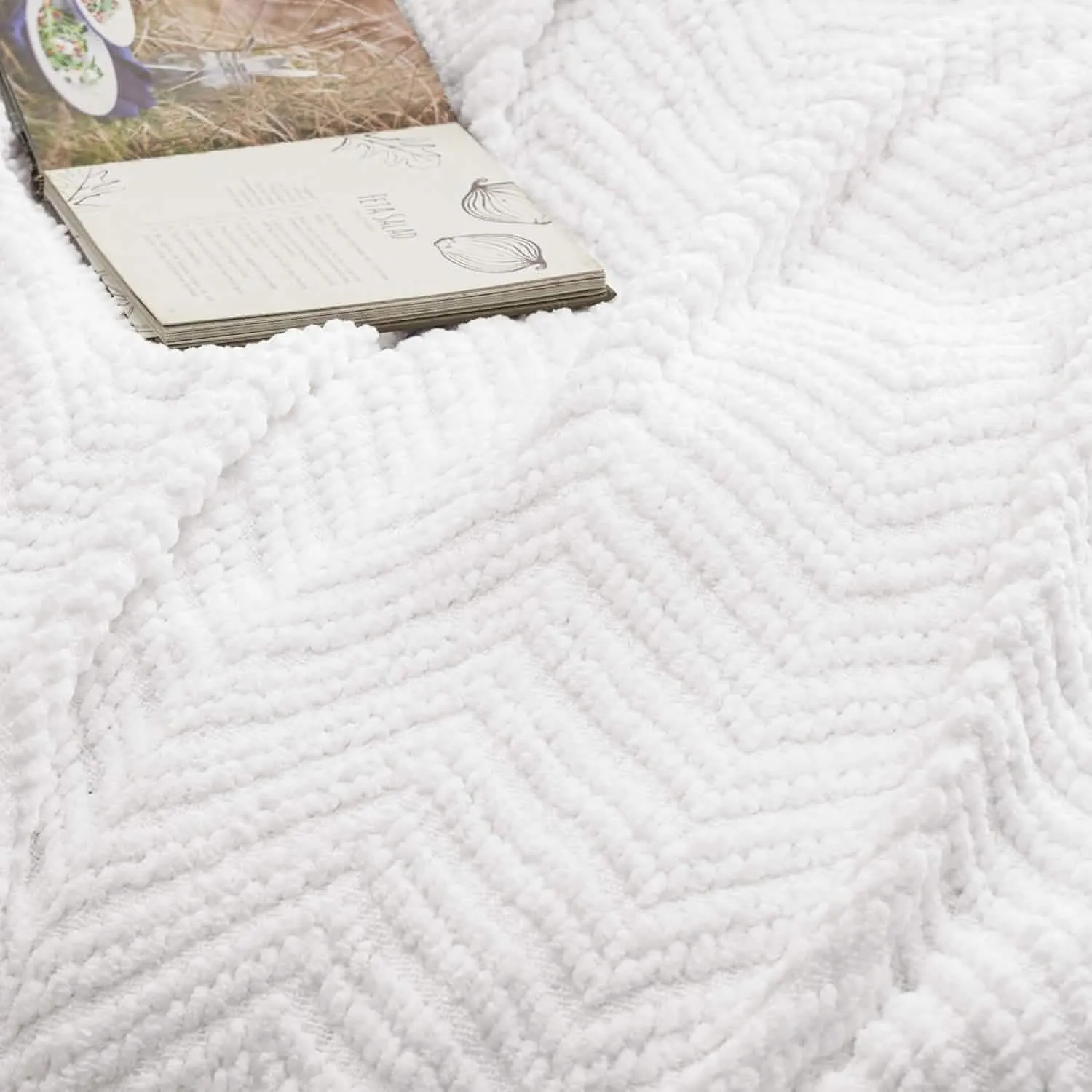 GentleSoft Versatile Knit Woven Chenille Blanket