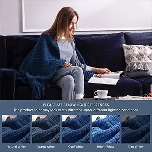 GentleSoft Versatile Knit Woven Chenille Blanket