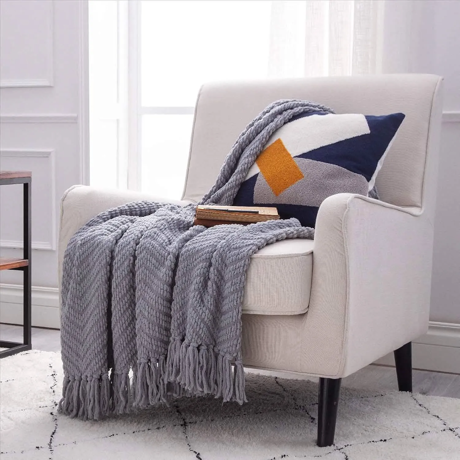 GentleSoft Versatile Knit Woven Chenille Blanket