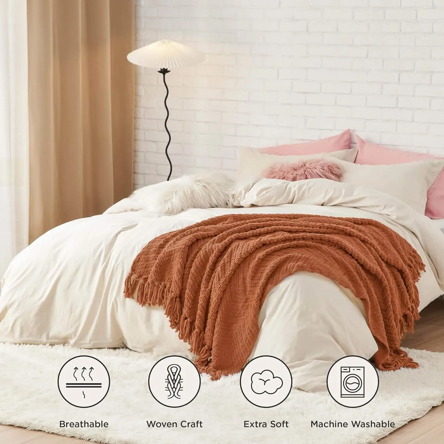 GentleSoft Versatile Knit Woven Chenille Blanket