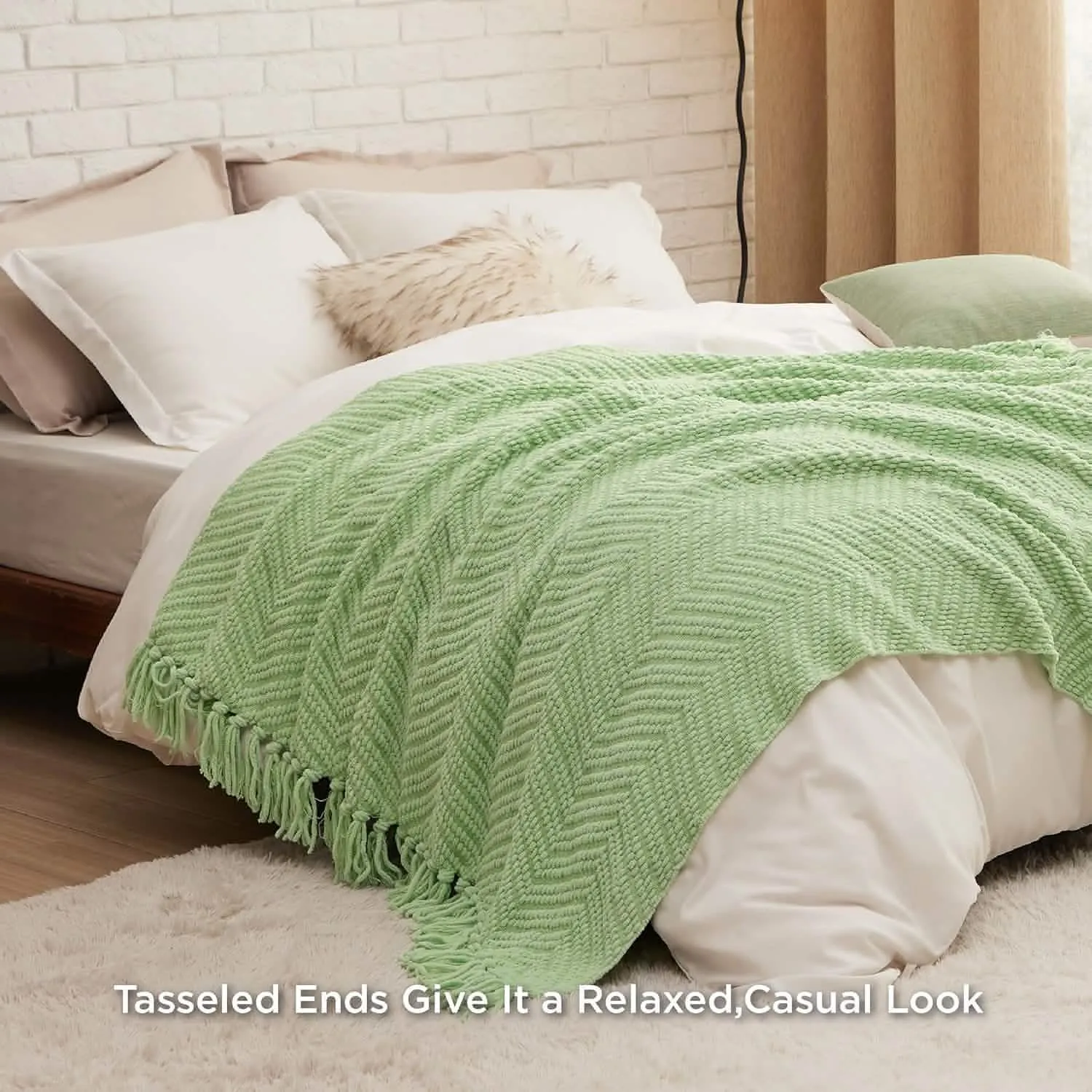 GentleSoft Versatile Knit Woven Chenille Blanket