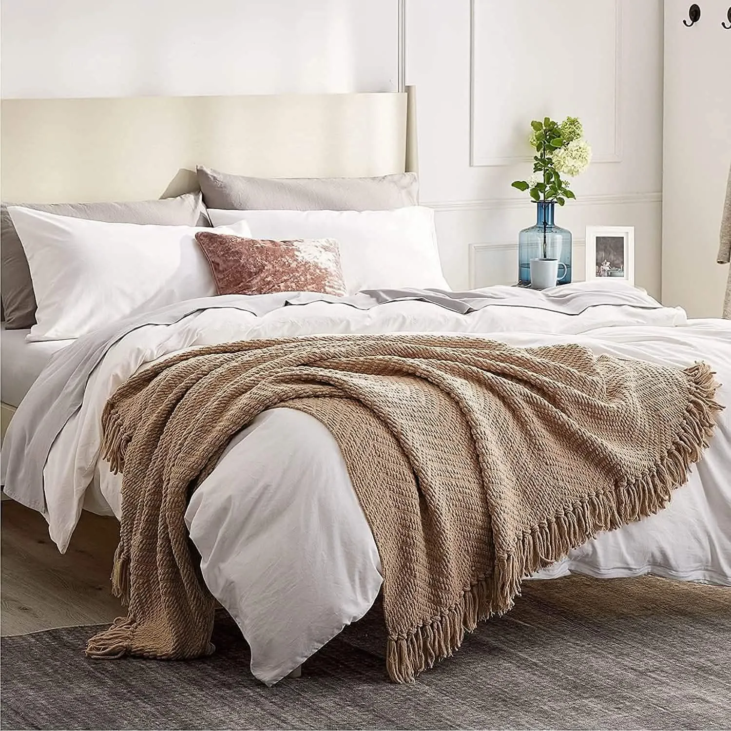 GentleSoft Versatile Knit Woven Chenille Blanket