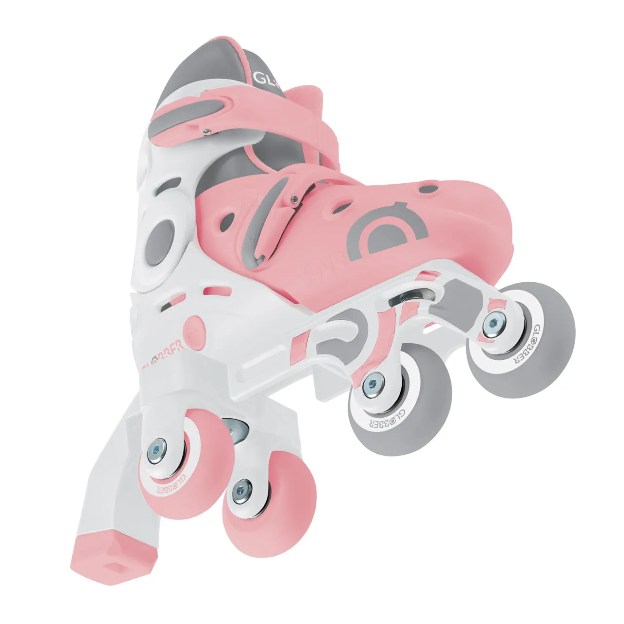 Globber Learning Inline Skates 2 In 1 - Pastel Pink