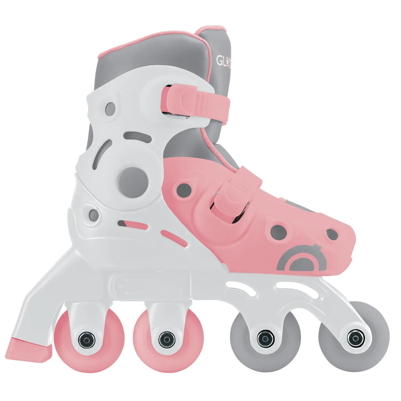 Globber Learning Inline Skates 2 In 1 - Pastel Pink