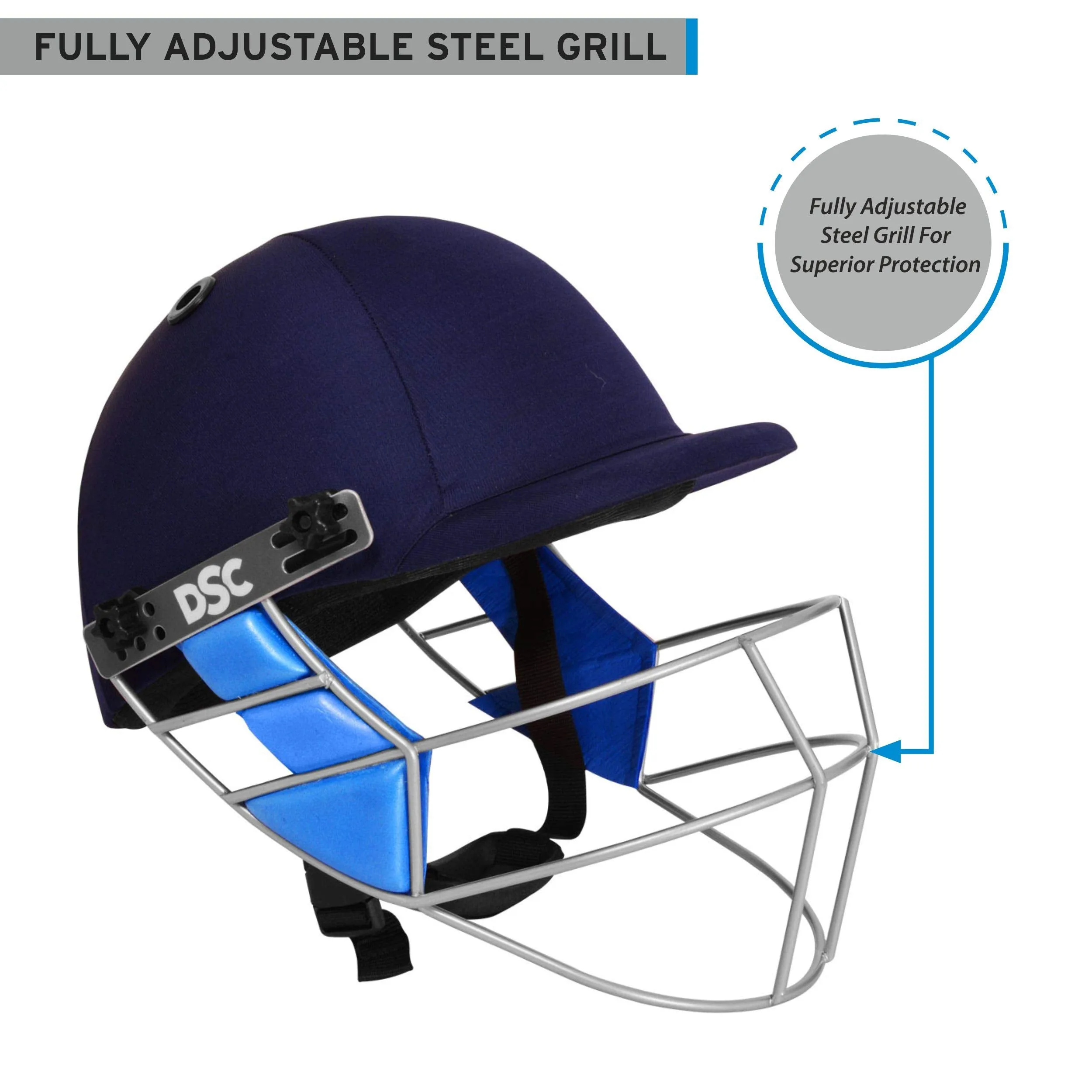 Guard Cricket Helmet Medium (Navy)