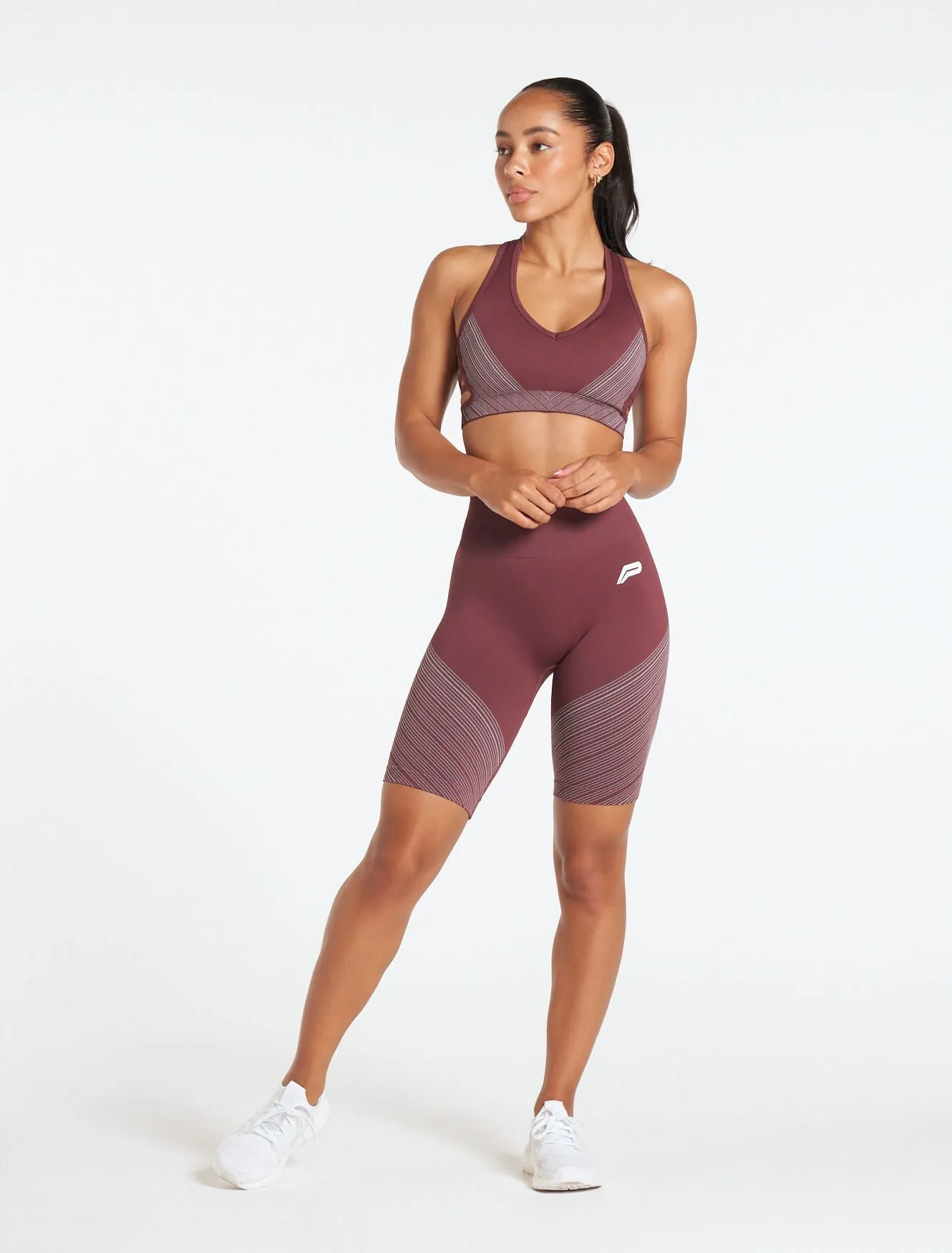 Impulse Seamless Shorts - Claret