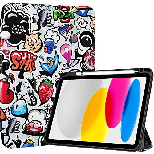 iPad 10th Gen 10.9" 2022 Slim Folio Protective Case with Pencil Holder | ProCase
