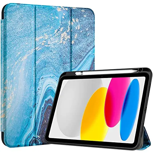 iPad 10th Gen 10.9" 2022 Slim Folio Protective Case with Pencil Holder | ProCase