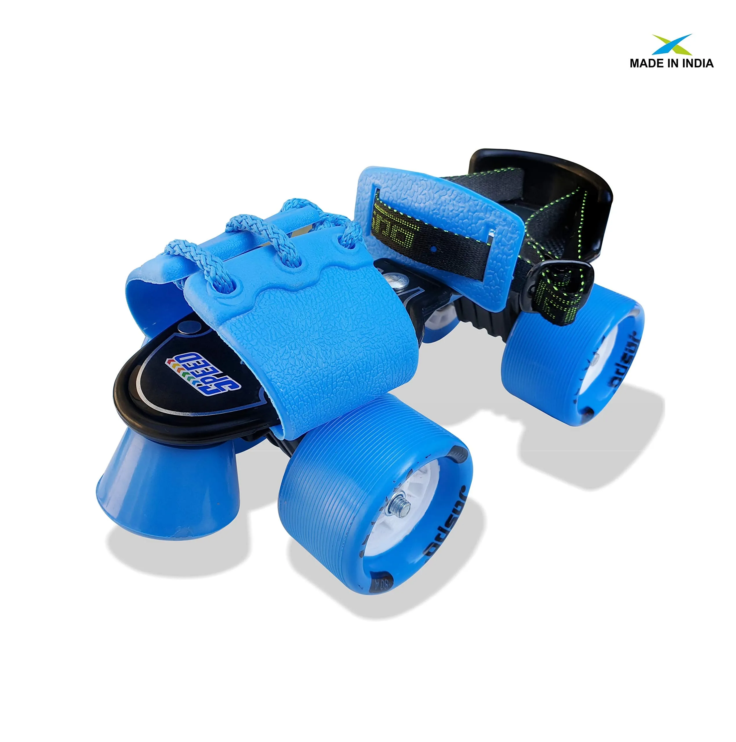Jaspo G-Force Adjustable Senior Roller Skates Blue (6-14 Years Age Group)