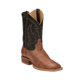 Justin Men's Smooth Quill Ostrich Cowboy Boots