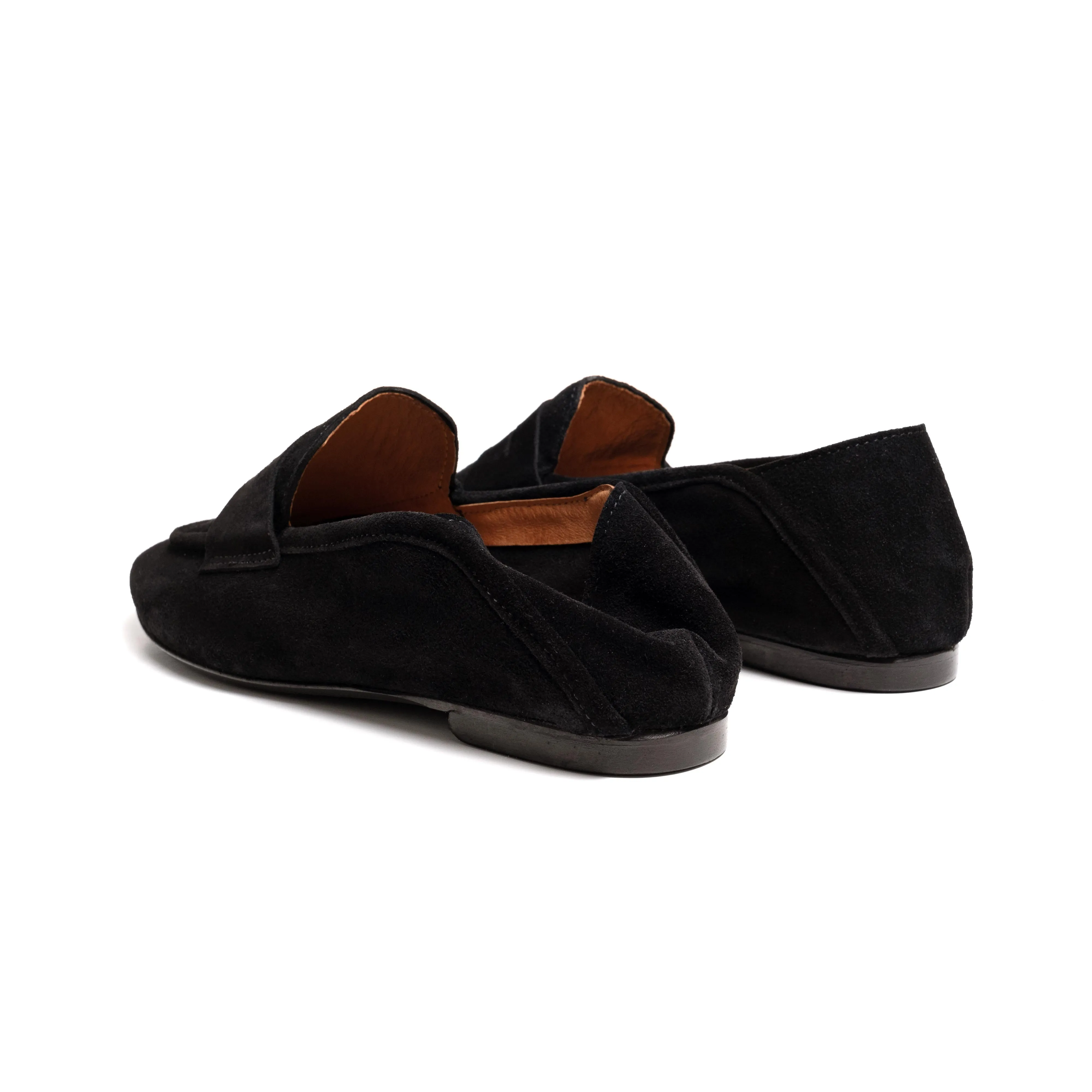 Lindsay Calf suede Black