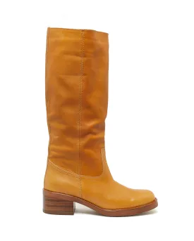 Mary Coconut Tan Leather