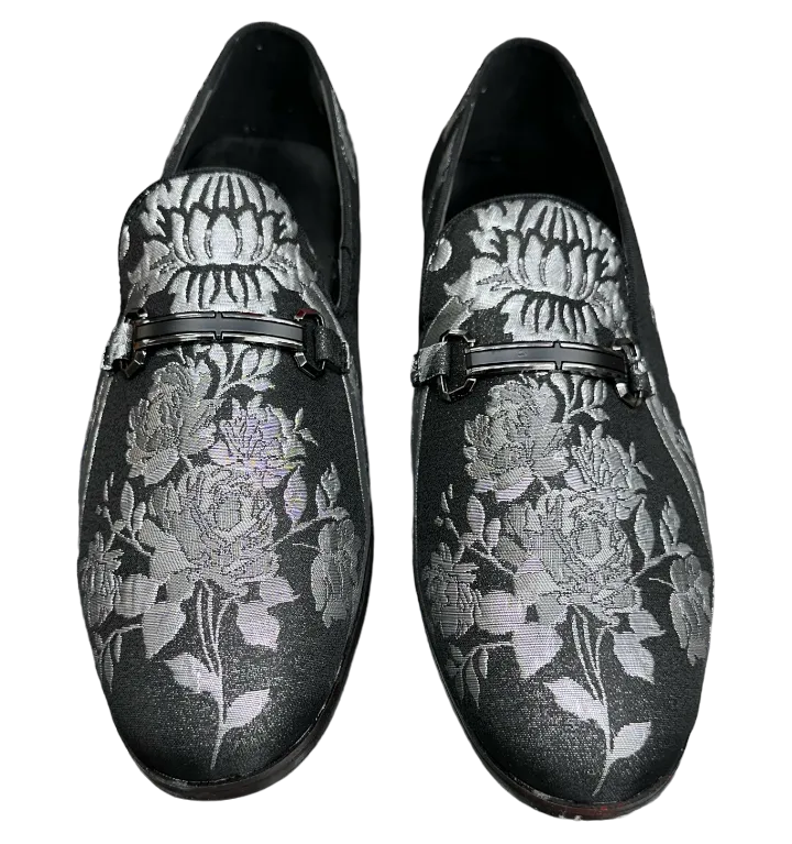 Men's Black Grey Multi Color Slip-On Penny Loafers Shoes Fashion Design