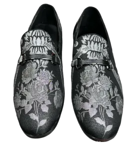 Men's Black Grey Multi Color Slip-On Penny Loafers Shoes Fashion Design