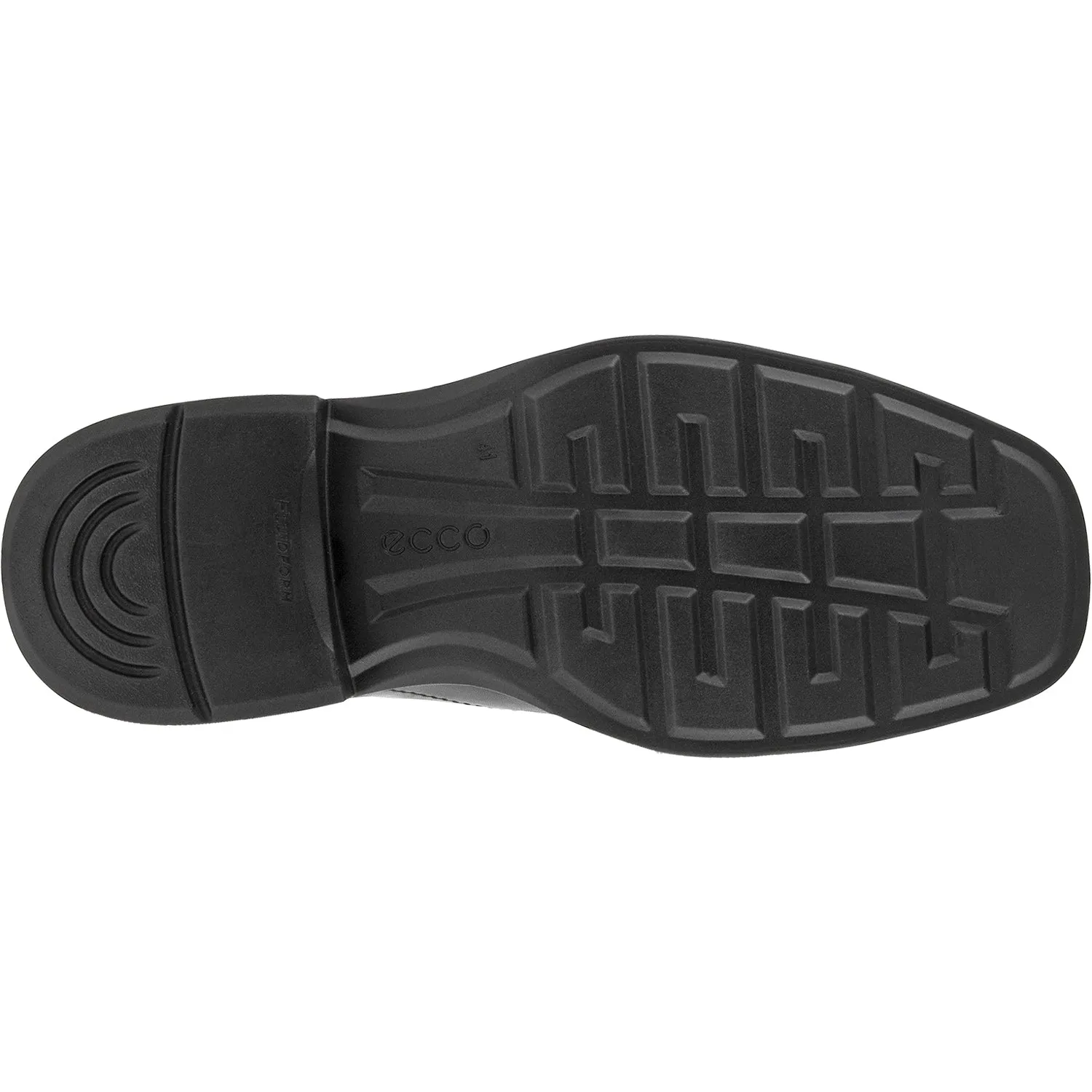 Men's Ecco Helsinki 2.0 Apron Toe Slip-On Black Leather