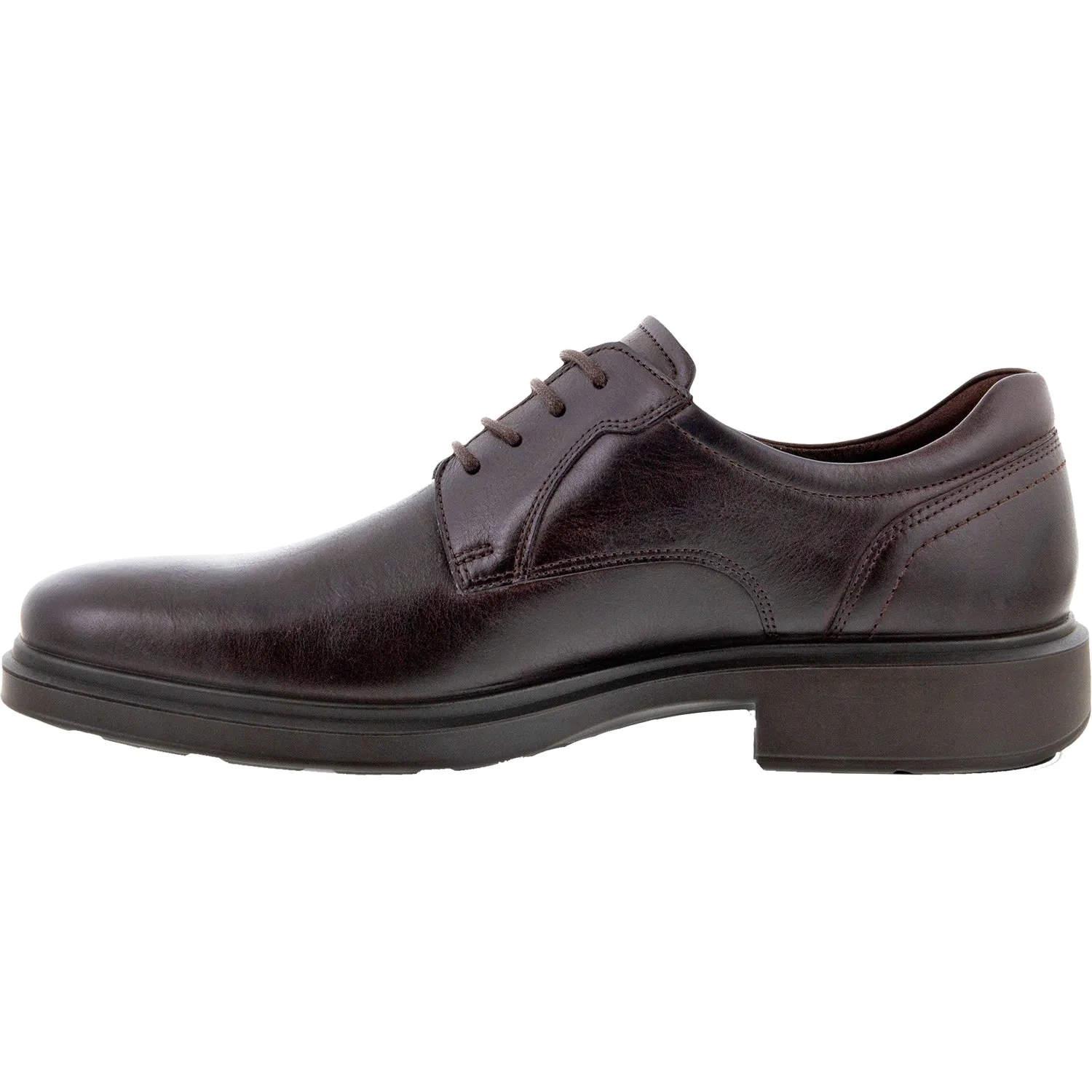 Men's Ecco Helsinki 2.0 Plain Toe Tie Mocha Leather