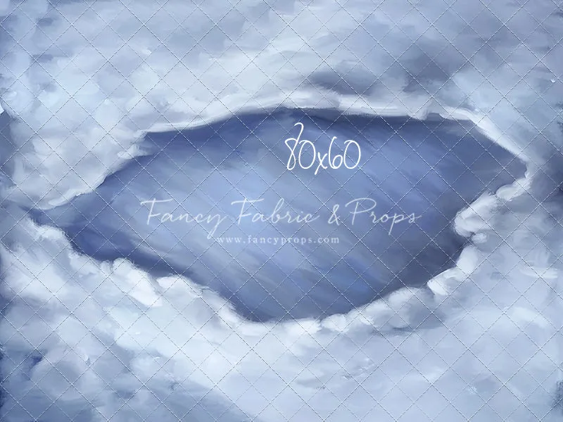 Midnight Snowy Pond