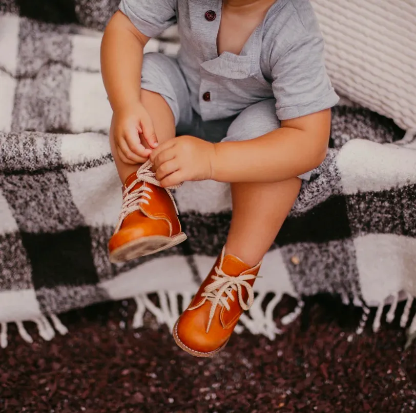Milo Boots in Cognac